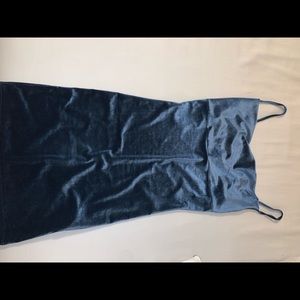 Blue velvet fancy dress